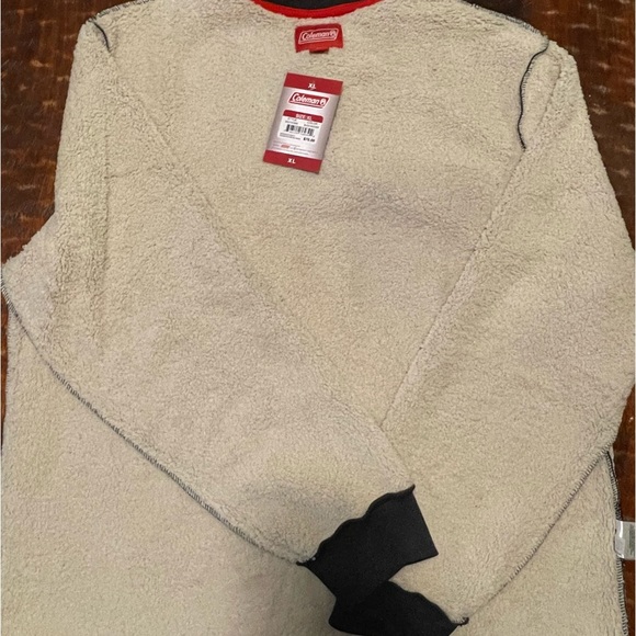 Sherpa Lined Waffle Henley Coleman’s XL MEN - Picture 6 of 7